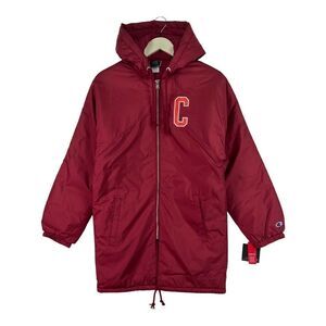 New Champion Men US XS Warm Puffer Down Jacket Hooded Winter Lightweight Coat 